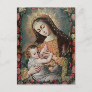 Virgin and Child 2 Postcard