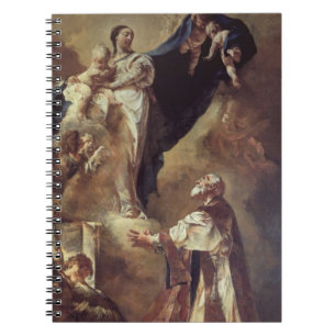 Virgin and Child Appearing to St. Philip Neri, 172 Notebook