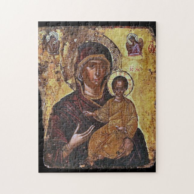 Virgin and Child by Thomas Bathas Jigsaw Puzzle (Vertical)