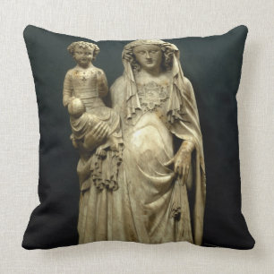 Virgin and Child, c.1375 (alabaster) Cushion