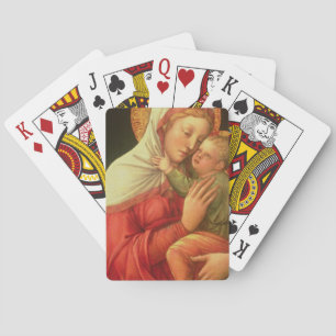 Virgin and Child, c.1465 (oil on panel) Playing Cards