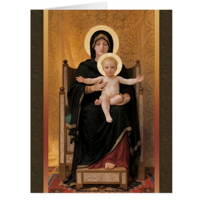 Virgin and Child CC0277  Big Greeting Card (Front)