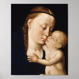 Virgin and Child- christmas Holiday  Poster