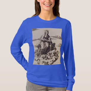 Virgin and Child in the Clouds T-Shirt