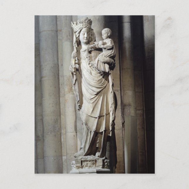 Virgin and Child, known as Notre-Dame de Paris Postcard (Front)