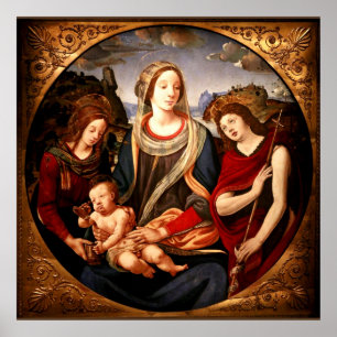 Virgin and Child Poster