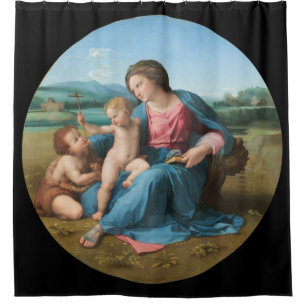 Virgin and Child Shower Curtain