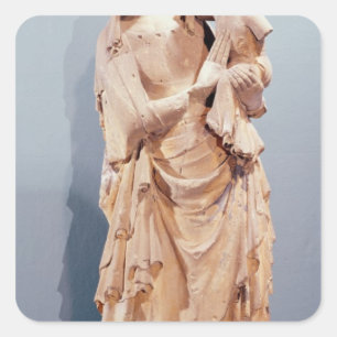 Virgin and Child Square Sticker