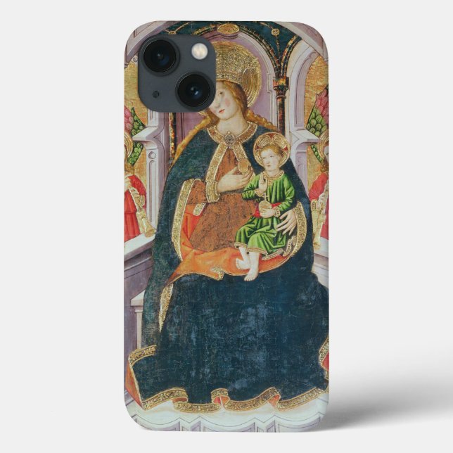 Virgin and Child with Angel Musicians Case-Mate iPhone Case (Back)