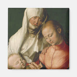 Virgin and Child with Saint Anne by Durer Magnet