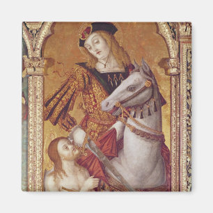 Virgin and Child with SS. Gregory and Martin Magnet