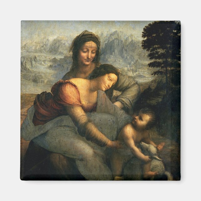 Virgin and Child with St. Anne, c.1510 Magnet (Front)