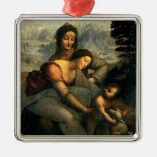 Virgin and Child with St. Anne, c.1510 Metal Tree Decoration