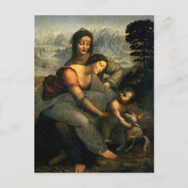 Virgin and Child with St. Anne, c.1510 Postcard (Front)