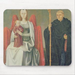 Virgin and Child with St. Benedict Mouse Pad