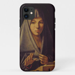 Virgin Annunciate (oil on panel) iPhone 11 Case