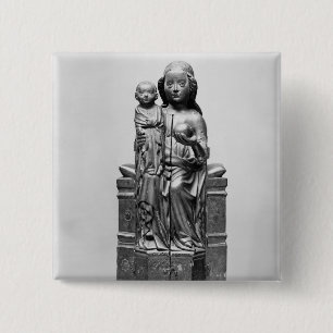 Virgin closed, early 15th century 15 cm square badge