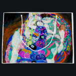 Virgin (Girls), Gustav Klimt Large Gift Bag<br><div class="desc">Gustav Klimt (July 14, 1862 – February 6, 1918) was an Austrian symbolist painter and one of the most prominent members of the Vienna Secession movement. Klimt is noted for his paintings, murals, sketches, and other objets d'art. In addition to his figurative works, which include allegories and portraits, he painted...</div>