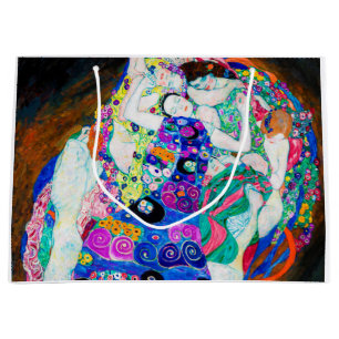 Virgin (Girls), Gustav Klimt Large Gift Bag