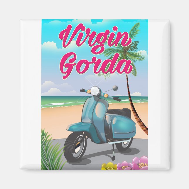 Virgin Gorda British virgin Islands Magnet (Front)