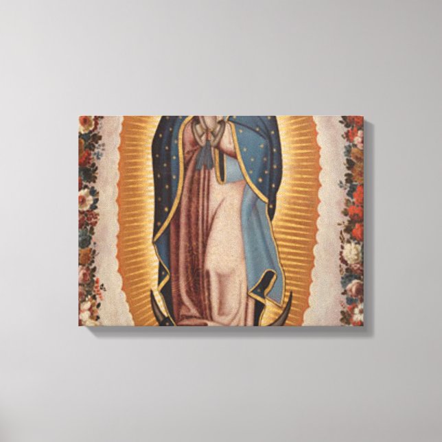 Virgin Guadalupe Canvas Print (Front)