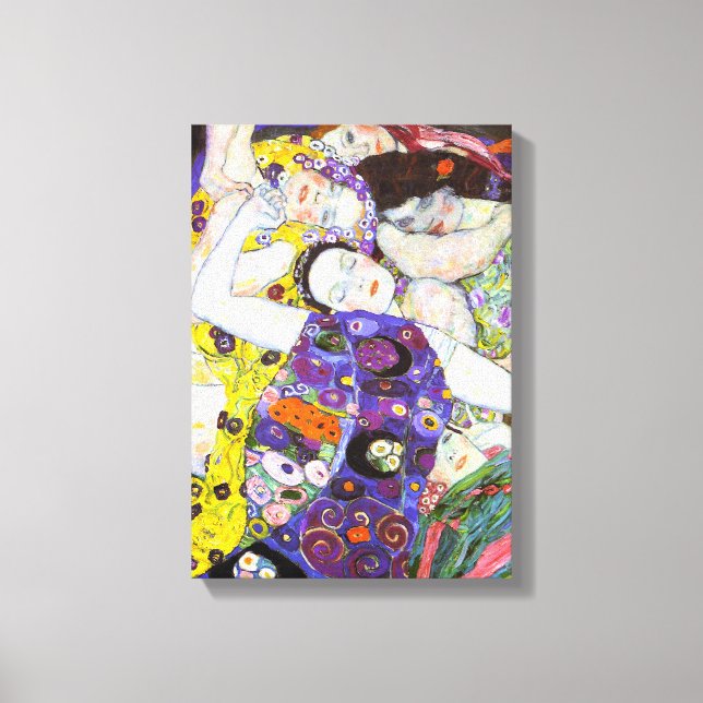 Virgin, Gustav Klimt Canvas Print (Front)