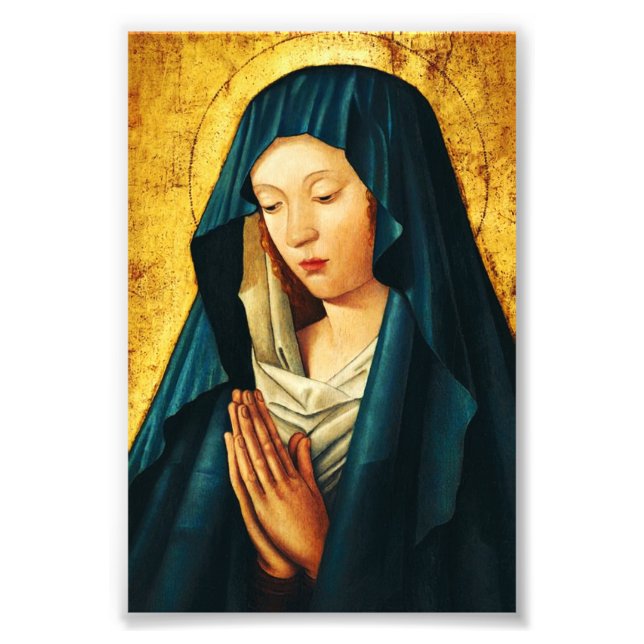 Virgin in prayer of Riga Photo Print (Front)
