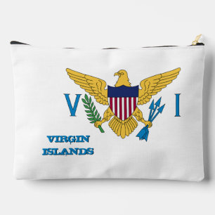 Virgin Islands bag, US Virgin Islands flag Accessory Pouch