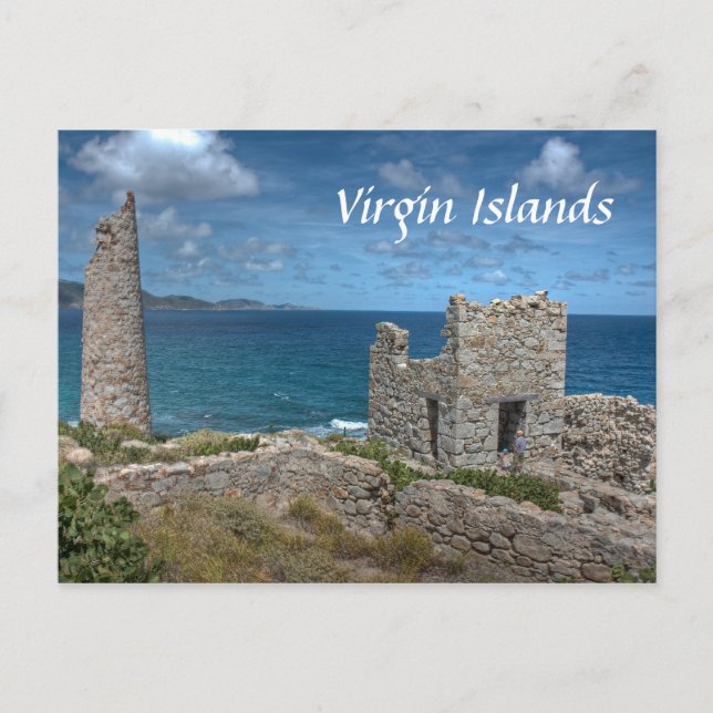 Virgin Islands Castle Postcard (Front)