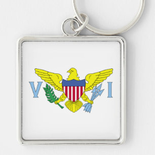 Virgin Islands Coat of Arms Key Ring