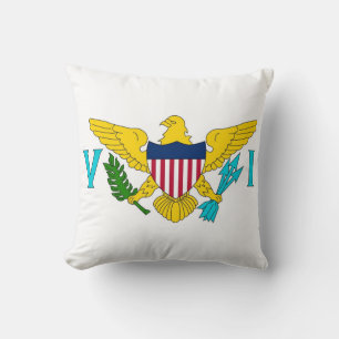 Virgin Islands Flag American MoJo Pillow