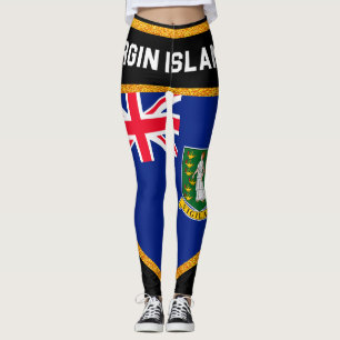 Virgin Islands Flag Leggings