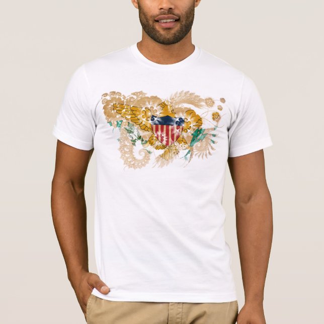 Virgin Islands Flag T-Shirt (Front)