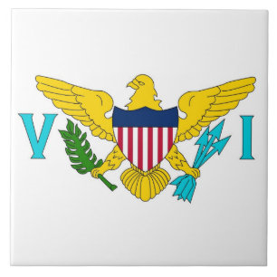Virgin Islands Flag Tile