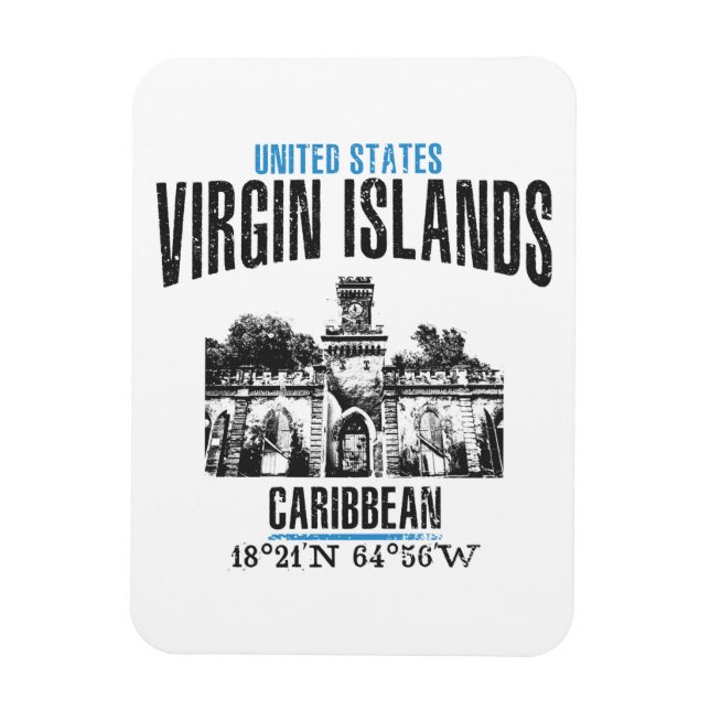 Virgin Islands Magnet (Vertical)