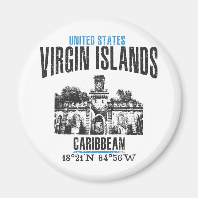 Virgin Islands Magnet (Front)