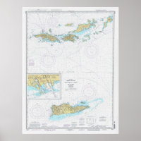 Virgin Islands Map (1996) St Thomas, St John