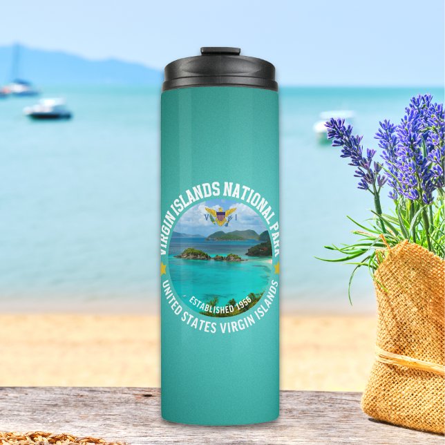 Virgin Islands National Park caribbean  Thermal Tumbler (Creator Uploaded)