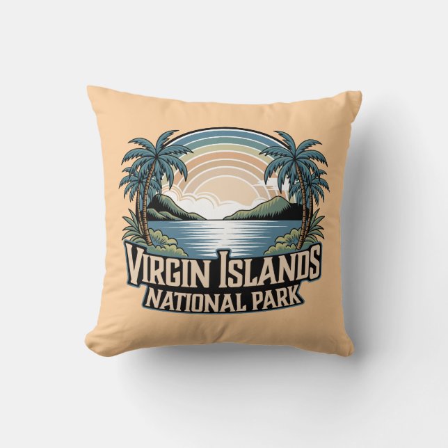 Virgin Islands National Park Cushion (Front)