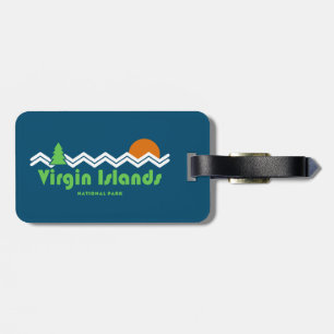 Virgin Islands National Park Retro Luggage Tag