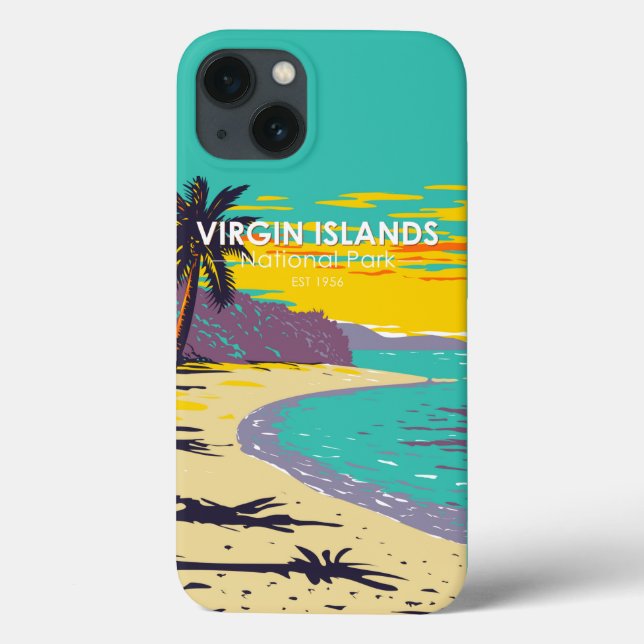 Virgin Islands National Park Trunk Bay Beach  Case-Mate iPhone Case (Back)