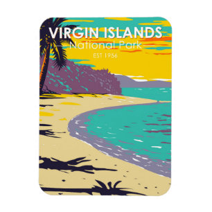 Virgin Islands National Park Trunk Bay Beach Magnet