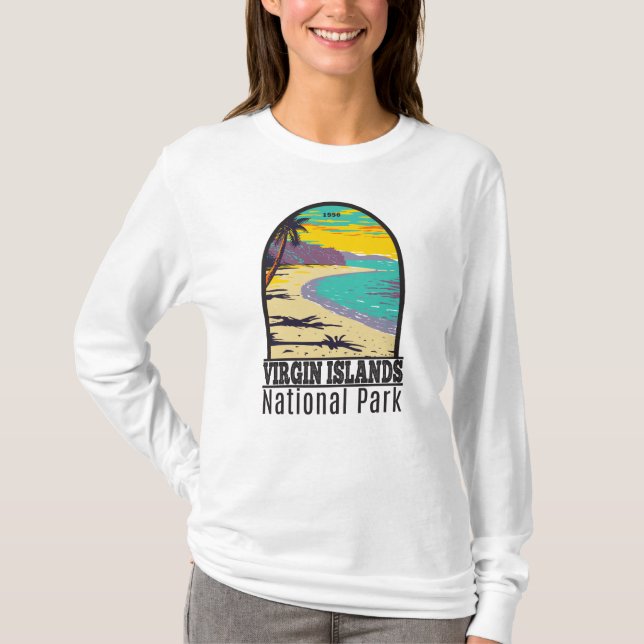 Virgin Islands National Park Trunk Bay Beach T-Shirt (Front)