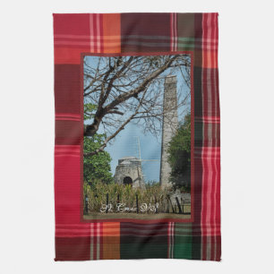 Virgin Islands Sugar Mill Tea Towel