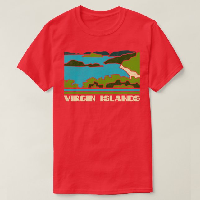 Virgin Islands US National Park Gift Virgin Island T-Shirt (Design Front)