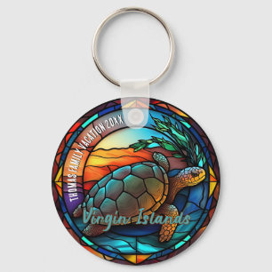 Virgin Islands Vacation Souvenir Key Ring