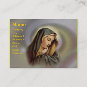 Virgin Mary 2 Business Card