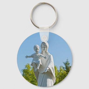 Virgin Mary and Baby Jesus in Remagen Key Ring