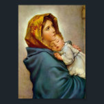 Virgin Mary and Child Madonna of the Streets Poster<br><div class="desc">Madonna of the Streets Holy Mary Blessed Virgin - by Italian painter Roberto Ferruzzi,  1897.</div>