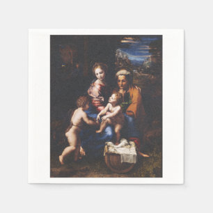 Virgin Mary and Child with John the Baptist Napkin